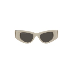 Beige Odeon Cat Sunglasses 231342M134041