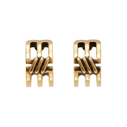 Gold BB Icon Hoop Earrings 232342F022018