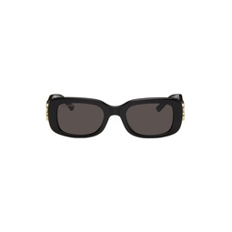 Black Everyday Rectangular Sunglasses 241342F005015
