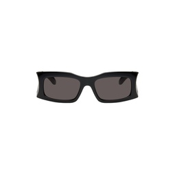 Black Everyday Rectangular Sunglasses 241342F005002