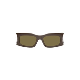 SSENSE Exclusive Brown Sunglasses 241342F005000