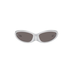 Silver Skin Cat Sunglasses 241342M134007