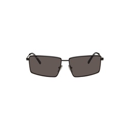 Black Rectangular Sunglasses 241342M134043