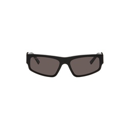 Black Rectangular Sunglasses 241342M134052