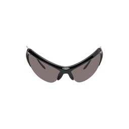 Black Wire Cat Sunglasses 241342M134032