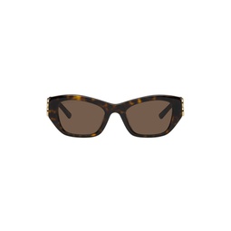 Brown Cat Eye Sunglasses 241342M134075