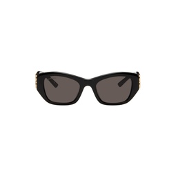 Black Rectangular Sunglasses 241342M134076