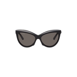 Black Cat Eye Sunglasses 231342F005094