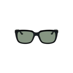 Black Embossed Logo Sunglasses 221342F005064