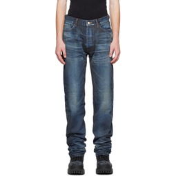 Blue Normal Fit Jeans 222342M191004