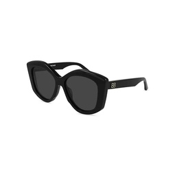 Extreme 56MM Butterfly Sunglasses
