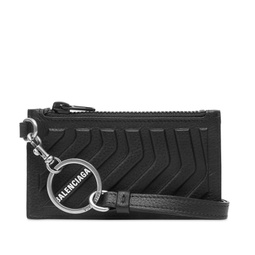 Balenciaga Car Lanyard Card Holder Black