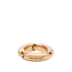 Balenciaga Solid 2.0 Ring Antique Gold