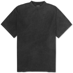Balenciaga Logo Back Print T-Shirt Black & Silver