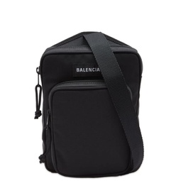 Balenciaga Explorer Cross Body Messenger Bag Black