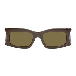 SSENSE Exclusive Brown Sunglasses 241342F005000