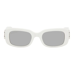 White Everyday Flash Sunglasses 241342F005014