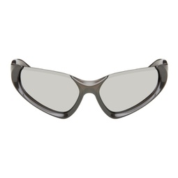 Gray Cat-Eye Sunglasses 232342F005061