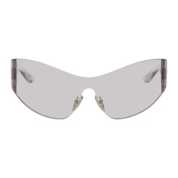 SSENSE Exclusive Transparent Shield Sunglasses 231342F005000