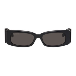Black Rectangle Sunglasses 232342F005024
