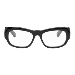 Black Oval Glasses 241342M133001