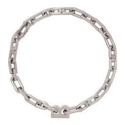 Silver B Chain Necklace 222342F023002
