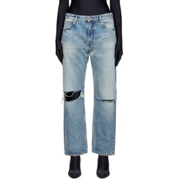 Blue Buckle Jeans 232342F069001