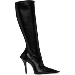 Black Leather Witch 110 Boots 232342F115002