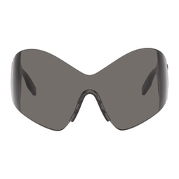Gray Mask Butterfly Sunglasses 241342M134014