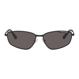 Black Rectangular Sunglasses 241342M134002
