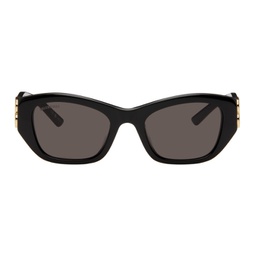 Black Rectangular Sunglasses 241342M134076