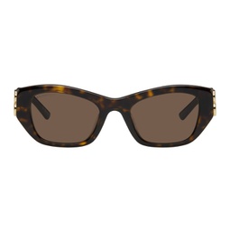 Brown Cat-Eye Sunglasses 241342M134075