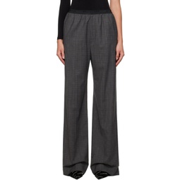 Gray Elastic Trousers 232342F086001