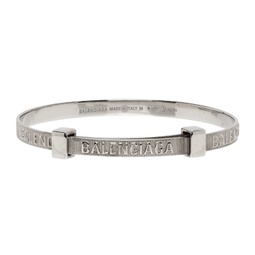 Silver Force Striped Bracelet 221342M142006