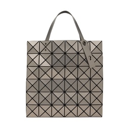 Silver Lucent Metallic Tote 241730M172001