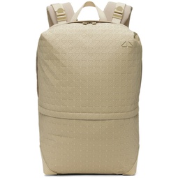 Beige Liner One-Tone Backpack 241730M166008