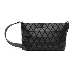 Black Crystal Matte Shoulder Bag 241730F048013