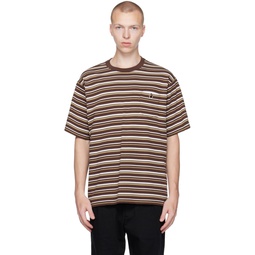 Brown Hoop One Point T Shirt 231546M213011