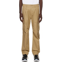 Beige Relaxed Fit Cargo Pants 231546M188002