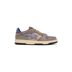 Navy   Taupe Sk8 Sta Sneakers 221546M237038