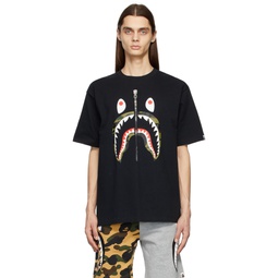 Black Camo Shark T Shirt 221546M213089