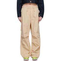 Beige Army Trousers 231546F087003