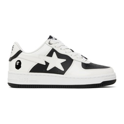 White & Black STA #6 Sneakers 241546M237004