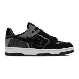 Black & Gray Sk8 Sta #6 M2 Sneakers 241546M237016