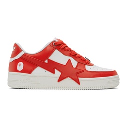 Red & White STA OS Sneakers 241546M237030