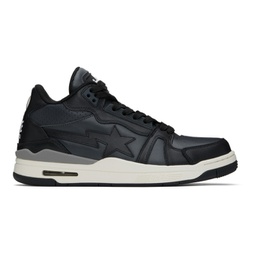 Black & Gray Clutch Sta #1 Sneakers 232546M237024