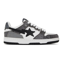 Black & Gray Sk8 STA #1 Sneakers 232546F128014