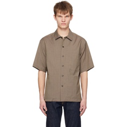 Brown Donde Triola Shirt 231313M192000