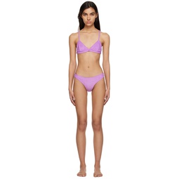 SSENSE Exclusive Purple Obeo Reversible Bikini 222922F105000