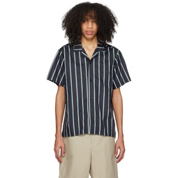 Black Striped Shirt 231059M192001